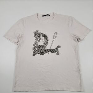 Louis Vuitton LV Logo Rope Short Sleeves T-Shirt Tops Men Size Large